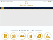 Tablet Screenshot of clubsocialmiraflores.com